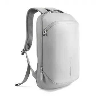 Mugursoma XDDESIGN Air P706.3219 — Pelēka, 15 L, klēpjdatora nodalījums līdz 15,6 collām, bloķējams galvenais slīdnis
