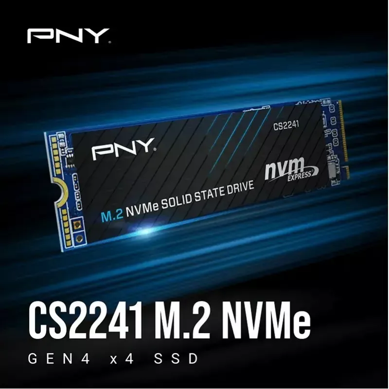 Iekšējais SSD PNY M.2 2280 512GB M280CS2241-512-BLK, SATA/NVMe nav norādīts