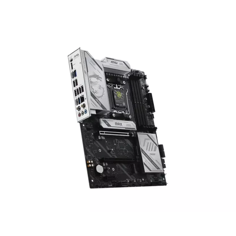 Mātesplate MSI MAG X870E GAMING MAX WIFI — AMD X870E, Socket AM5, DDR5, 4 DIMM, ATX, Wi‑Fi 7, 5Gb LAN