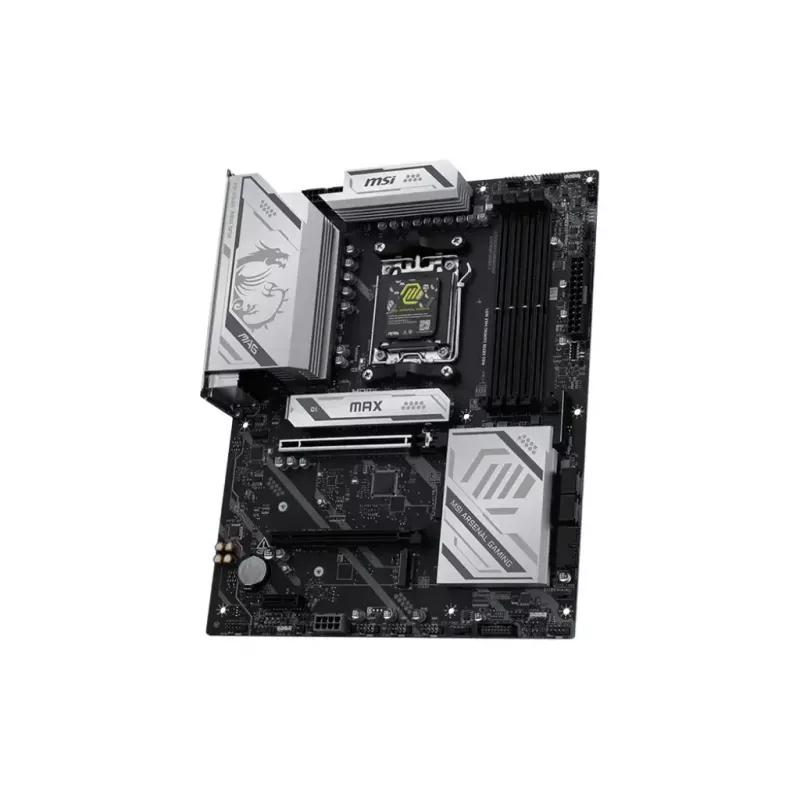 Mātesplate MSI MAG X870E GAMING MAX WIFI — AMD X870E, Socket AM5, DDR5, 4 DIMM, ATX, Wi‑Fi 7, 5Gb LAN