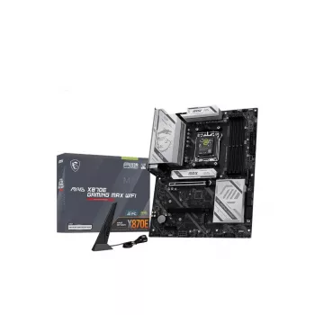 Mātesplate MSI MAG X870E GAMING MAX WIFI — AMD X870E, Socket AM5, DDR5, 4 DIMM, ATX, Wi‑Fi 7, 5Gb LAN