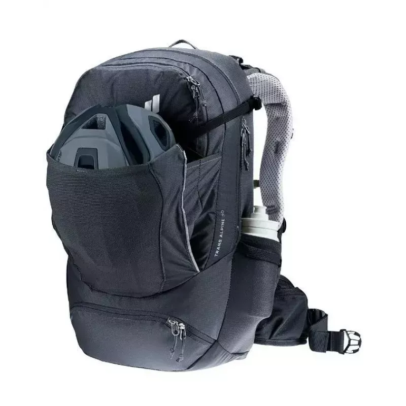 Mugursoma DEUTER Trans Alpine 30 — 30L riteņbraukšanas mugursoma, melna