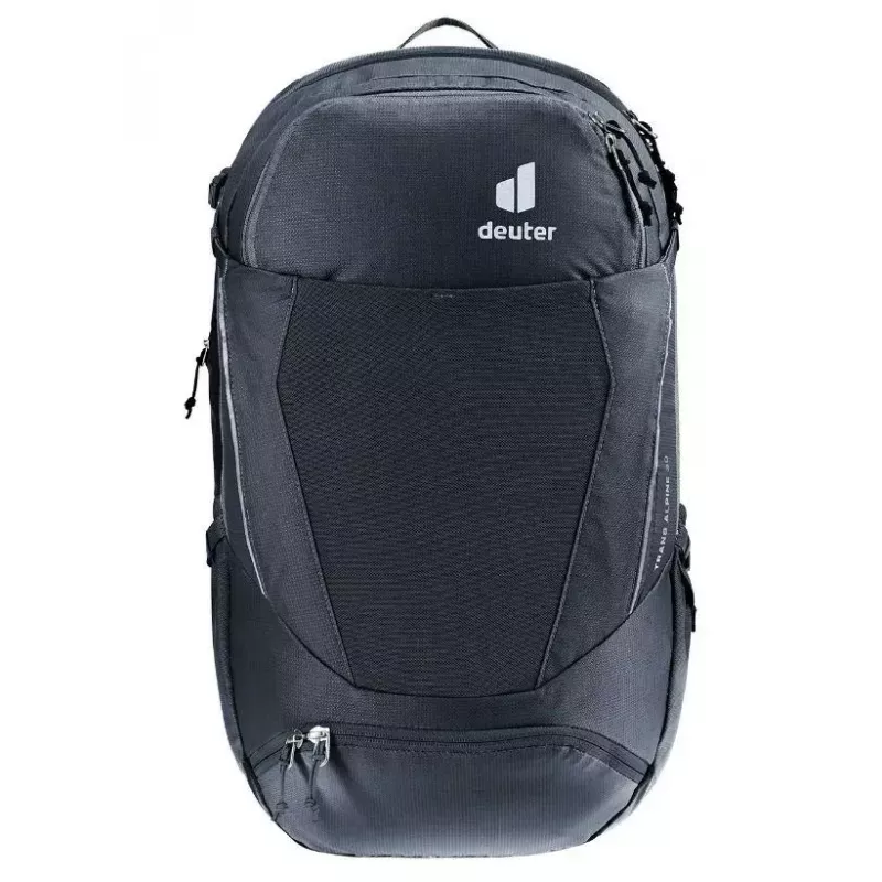 Mugursoma DEUTER Trans Alpine 30 — 30L riteņbraukšanas mugursoma, melna