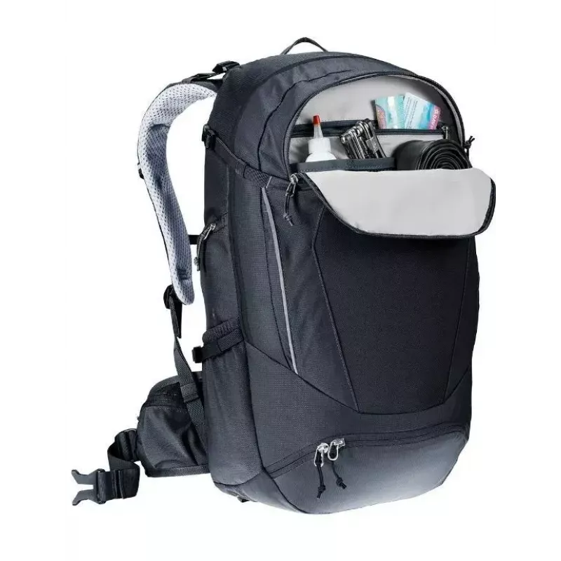 Mugursoma DEUTER Trans Alpine 30 — 30L riteņbraukšanas mugursoma, melna