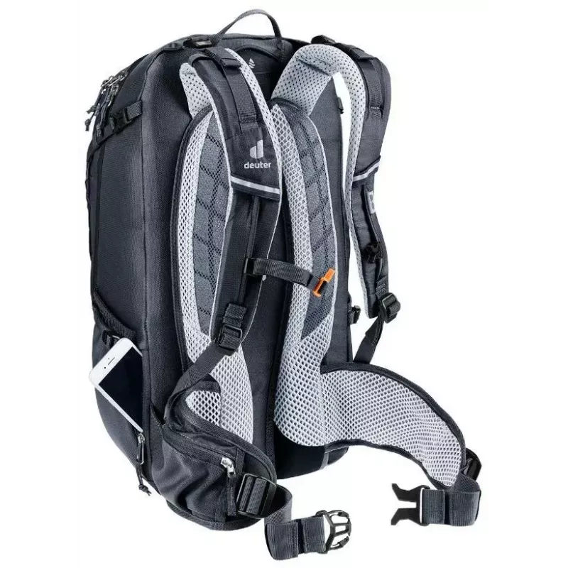 Mugursoma DEUTER Trans Alpine 30 — 30L riteņbraukšanas mugursoma, melna