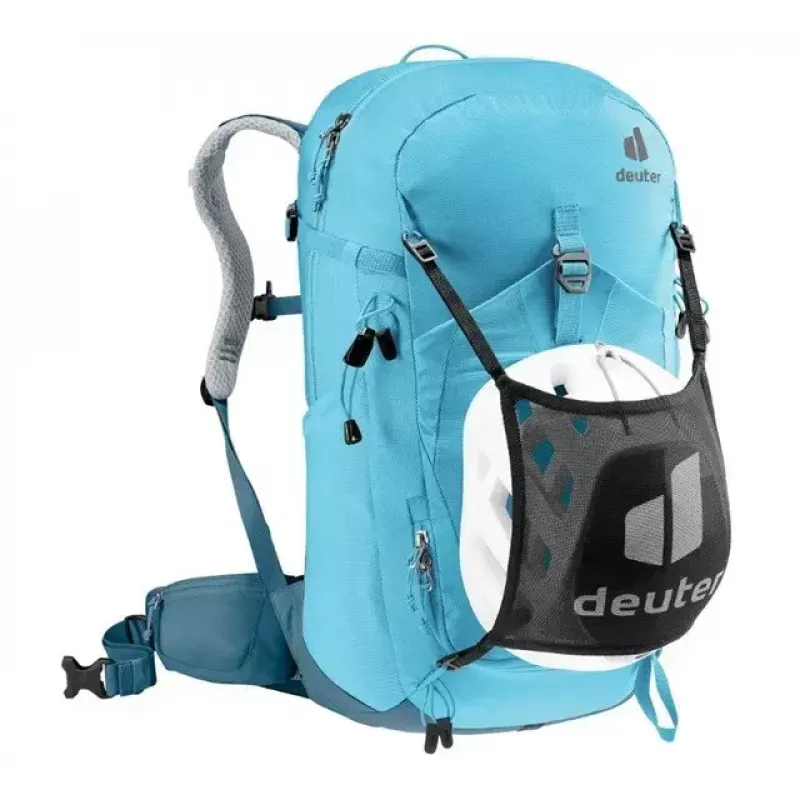 Mugursoma DEUTER Trail PRO 31 SL — sieviešu pārgājienu soma, 31 L, viegla, izturīga, zila