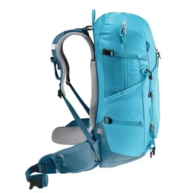 Mugursoma DEUTER Trail PRO 31 SL — sieviešu pārgājienu soma, 31 L, viegla, izturīga, zila