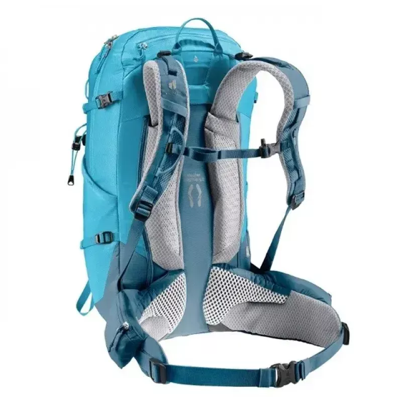 Mugursoma DEUTER Trail PRO 31 SL — sieviešu pārgājienu soma, 31 L, viegla, izturīga, zila