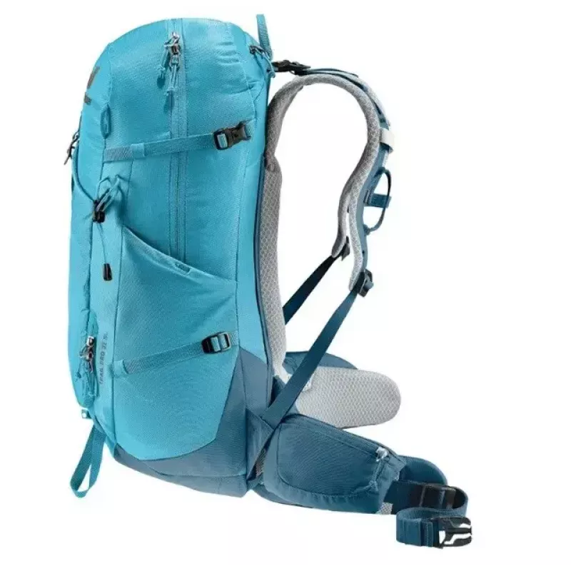 Mugursoma DEUTER Trail PRO 31 SL — sieviešu pārgājienu soma, 31 L, viegla, izturīga, zila