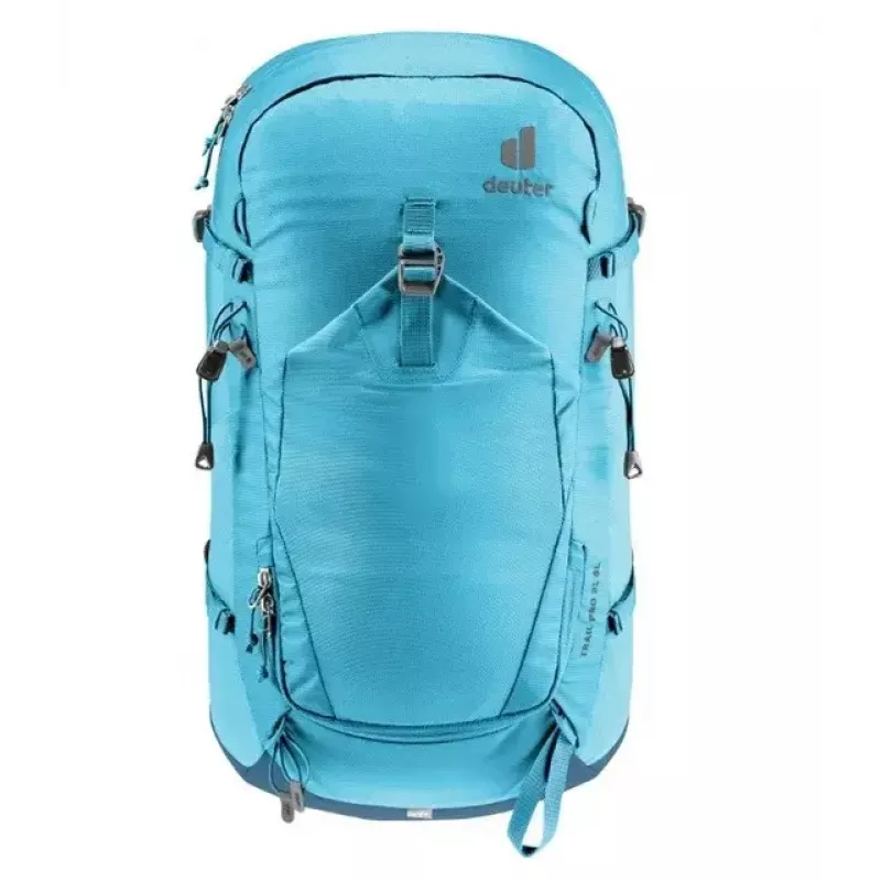 Mugursoma DEUTER Trail PRO 31 SL — sieviešu pārgājienu soma, 31 L, viegla, izturīga, zila