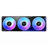 Šķidruma dzesēšanas komplekts ASRock Phantom Gaming 360 LCD — 120 mm ventilatori, LGA1700/AM5/AM4, melns