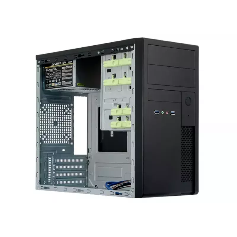 Chieftec XT-01B-350GPB datora korpuss Mini Tower melns 350 W