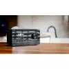 Interneta radio Krüger&Matz KM0816.1 — melns, Bluetooth 5.2, FM, 2×7 W, 430 iepriekšiestatījumi, tālvadības pults, 3,5 mm austiņu ligzda