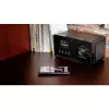 Interneta radio Krüger&Matz KM0816.1 — melns, Bluetooth 5.2, FM, 2×7 W, 430 iepriekšiestatījumi, tālvadības pults, 3,5 mm austiņu ligzda