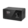 Interneta radio Krüger&Matz KM0816.1 — melns, Bluetooth 5.2, FM, 2×7 W, 430 iepriekšiestatījumi, tālvadības pults, 3,5 mm austiņu ligzda
