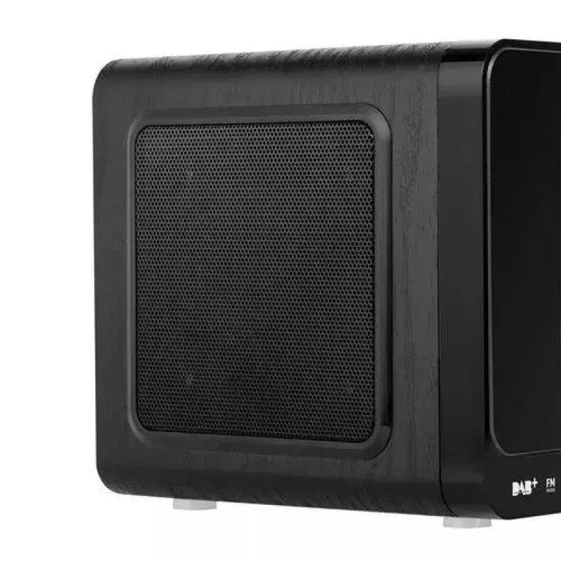 Interneta radio Krüger&Matz KM0816.1 — melns, Bluetooth 5.2, FM, 2×7 W, 430 iepriekšiestatījumi, tālvadības pults, 3,5 mm austiņu ligzda
