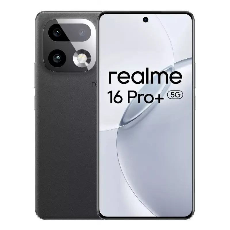 Viedtālrunis REALME realme 16 Pro+ 6.8 collas 5G Snapdragon 7 Gen 4, 12 GB RAM, 512 GB, 200 MP, 7000 mAh, pelēks
