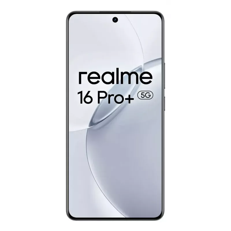 Viedtālrunis REALME realme 16 Pro+ 6.8 collas 5G Snapdragon 7 Gen 4, 12 GB RAM, 512 GB, 200 MP, 7000 mAh, pelēks