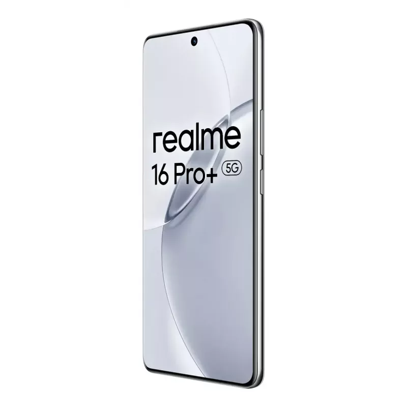 Viedtālrunis REALME realme 16 Pro+ 6.8 collas 5G Snapdragon 7 Gen 4, 12 GB RAM, 512 GB, 200 MP, 7000 mAh, pelēks