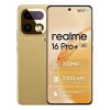 Smartphone REALME realme 16 Pro+ — 6.8 collu (17.3 cm) 1280×2800, Snapdragon 7 Gen 4, 12 GB RAM, 512 GB, 200 MP, 7000 mAh, zelts