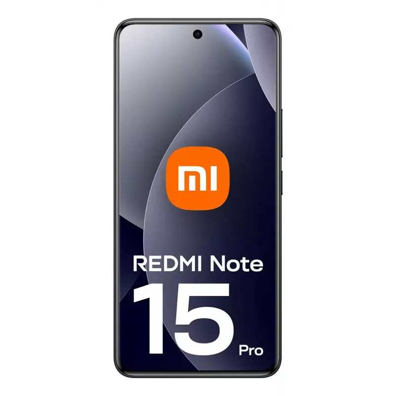 Viedtālrunis Xiaomi Redmi Note 15 Pro 6.77 collas 8 GB RAM 256 GB 200 MP trīskāršā kamera 6500 mAh Melns
