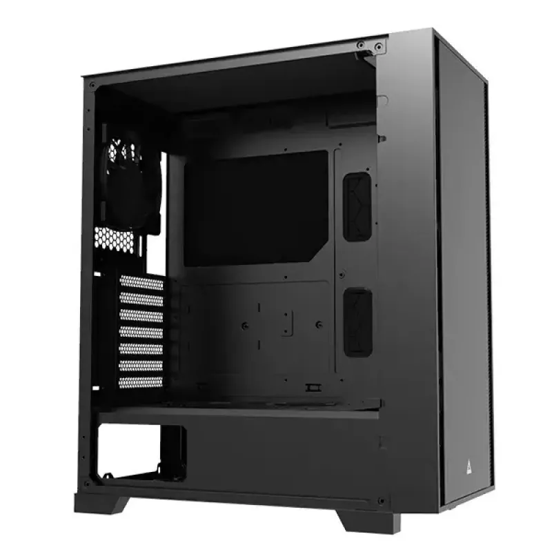 PC korpuss Montech AIR 1000 SILENT Midi Tower melns