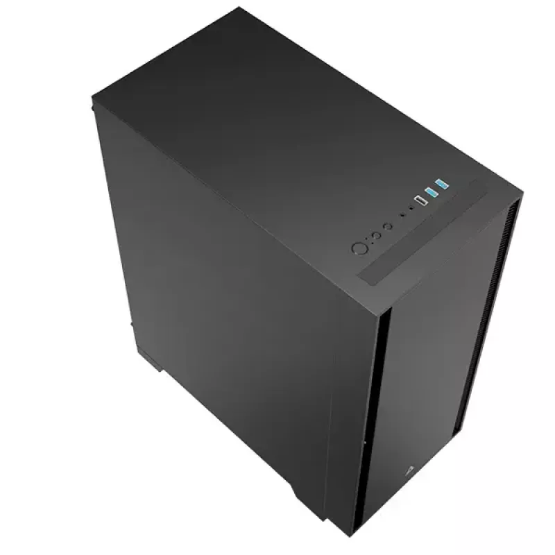 PC korpuss Montech AIR 1000 SILENT Midi Tower melns