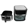 Karstā gaisa fritieris BLOW AIR FRYER 2500W 8L — 8 programmas, maks. 200°C, LCD skārienekrāns, 1,7 kg ietilpība