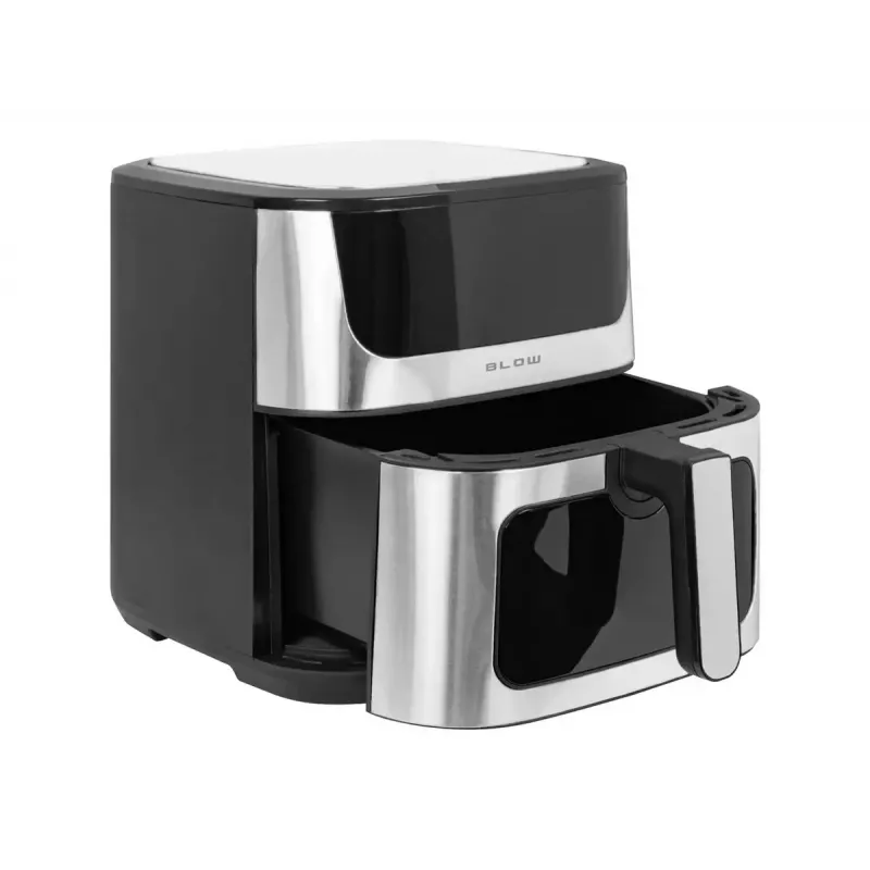Karstā gaisa fritieris BLOW AIR FRYER 2500W 8L — 8 programmas, maks. 200°C, LCD skārienekrāns, 1,7 kg ietilpība