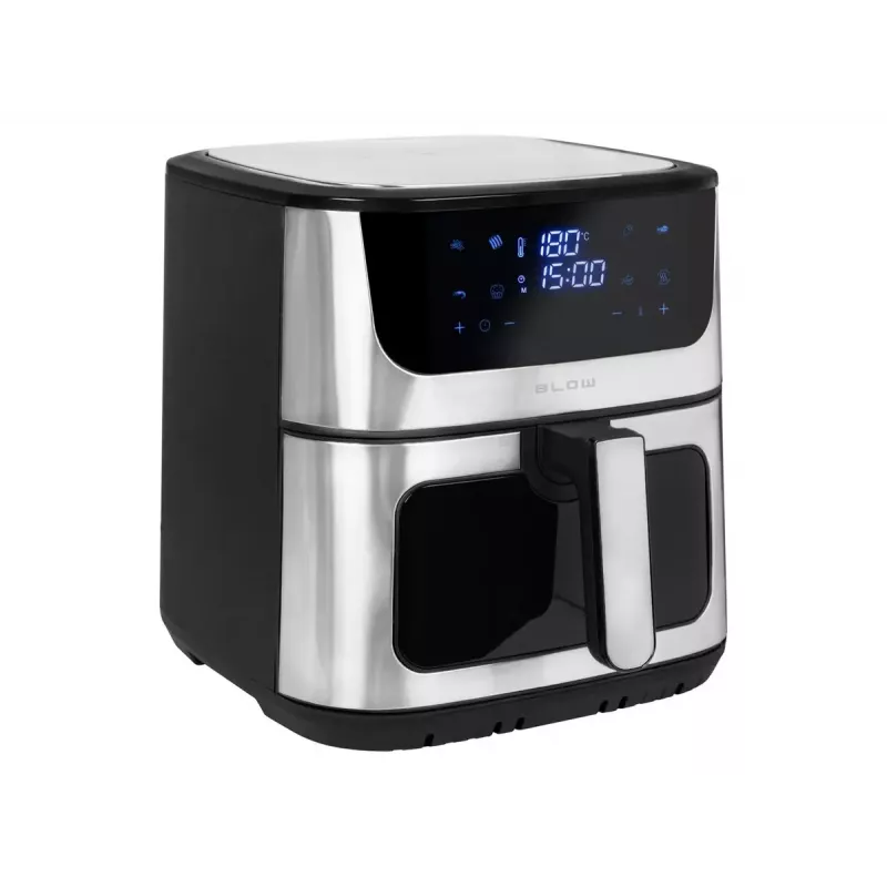 Karstā gaisa fritieris BLOW AIR FRYER 2500W 8L — 8 programmas, maks. 200°C, LCD skārienekrāns, 1,7 kg ietilpība