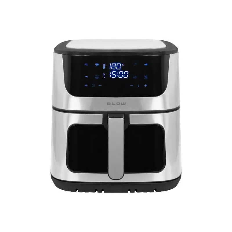 Karstā gaisa fritieris BLOW AIR FRYER 2500W 8L — 8 programmas, maks. 200°C, LCD skārienekrāns, 1,7 kg ietilpība