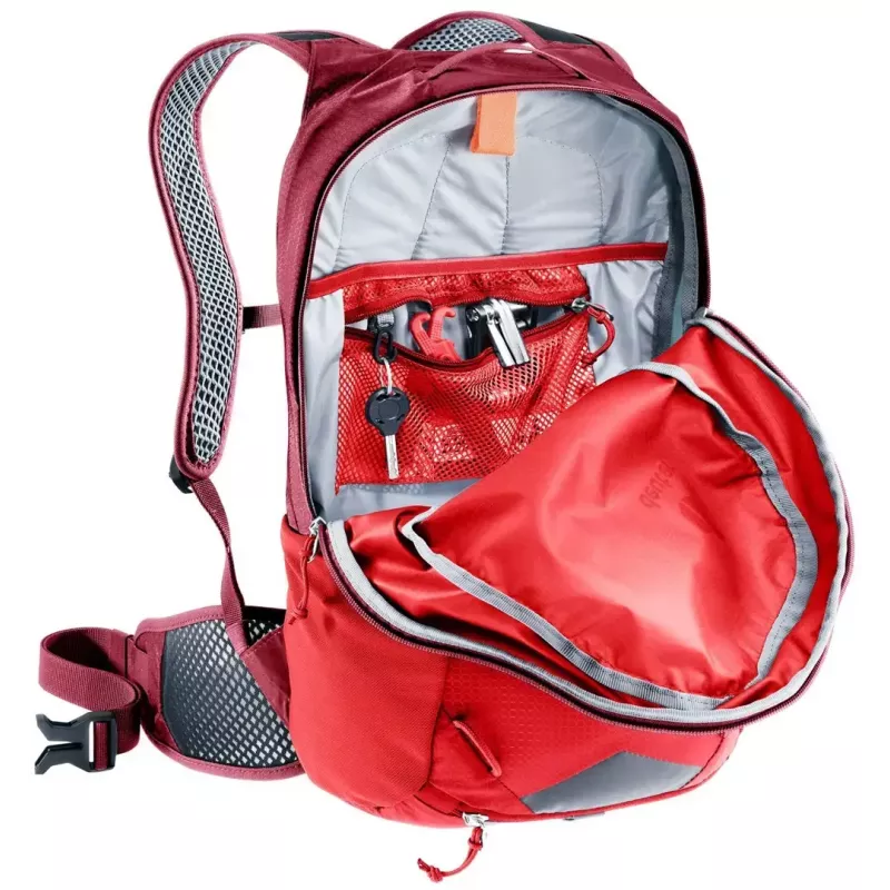 Mugursoma DEUTER Race 16 — dienas soma, 16 L ietilpība, ķiršu sarkana