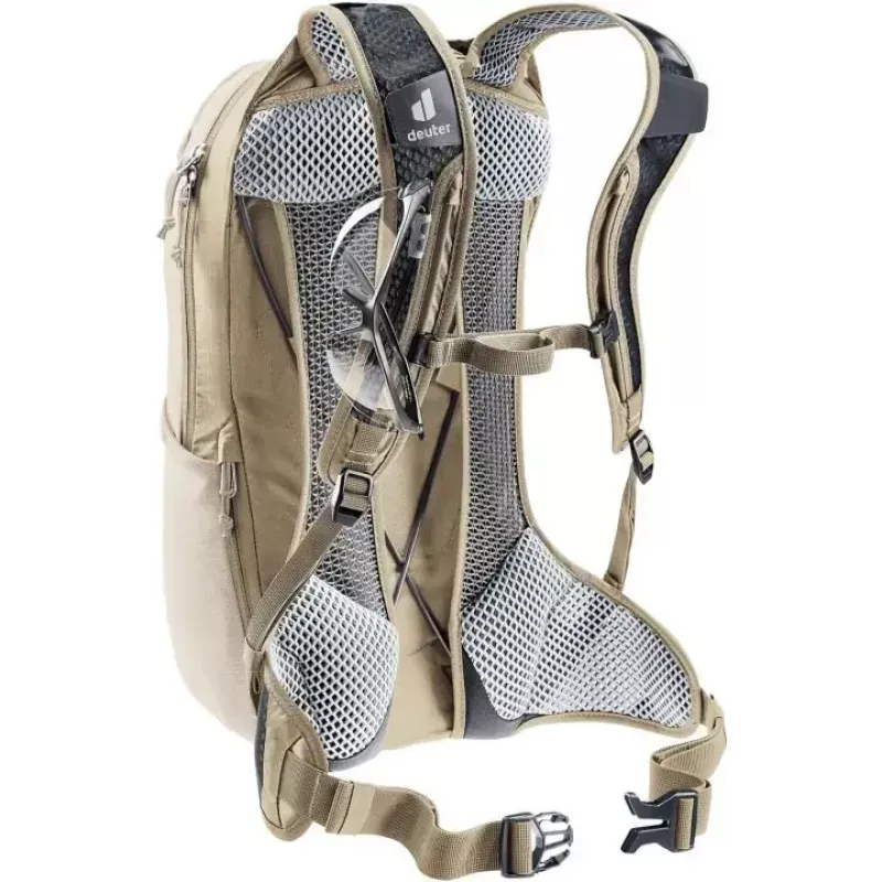 Mugursoma DEUTER Race Air 10 — viegla 10 L riteņbraukšanas mugursoma, alumīnija pelēks