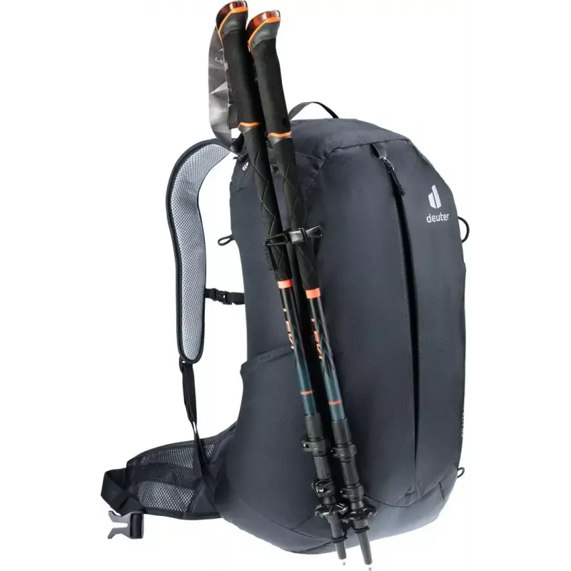 Mugursoma DEUTER AC Lite 25 EL melna — ventilējama dienas mugursoma, 25 L tilpums