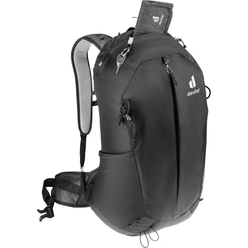 Mugursoma DEUTER AC Lite 25 EL melna — ventilējama dienas mugursoma, 25 L tilpums
