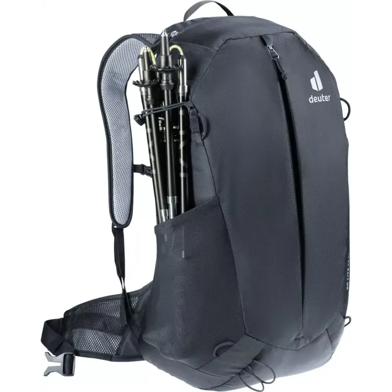Mugursoma DEUTER AC Lite 25 EL melna — ventilējama dienas mugursoma, 25 L tilpums