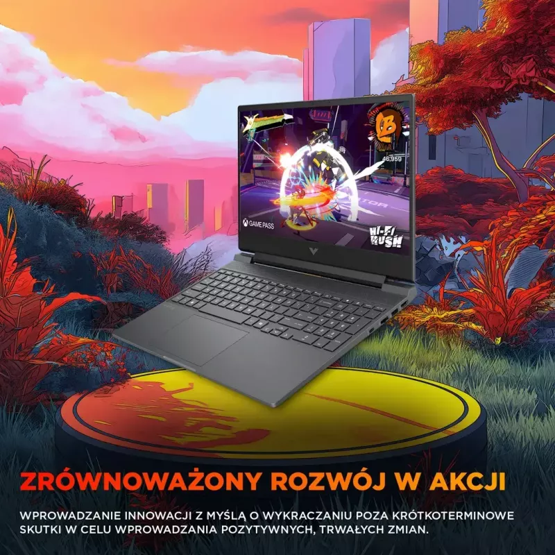 Klēpjdators HP Victus 15-fb3231nw 15,6 collu Ryzen 7 7445HS 16 GB 512 GB RTX4050 Win11Home