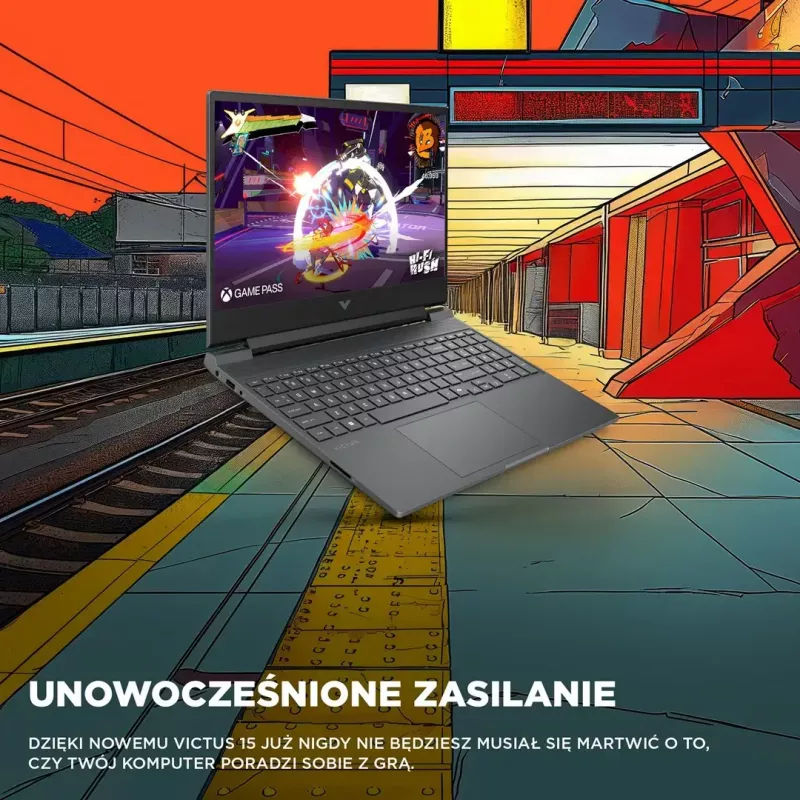 Klēpjdators HP Victus 15-fb3231nw 15,6 collu Ryzen 7 7445HS 16 GB 512 GB RTX4050 Win11Home