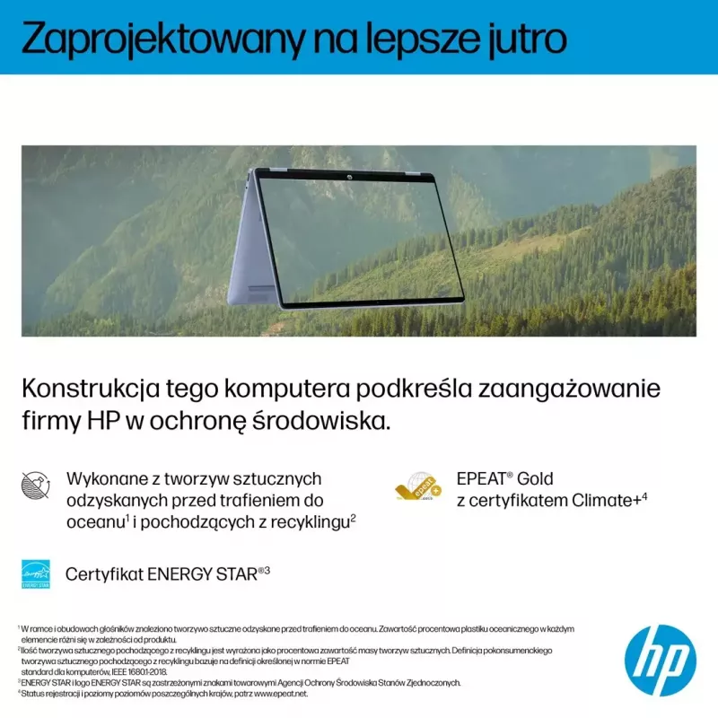Klēpjdators HP OmniBook 5 Flip 14-fp0004nw 14 collas Core 5 120U 16GB 512GB Win11Home Sky Blue
