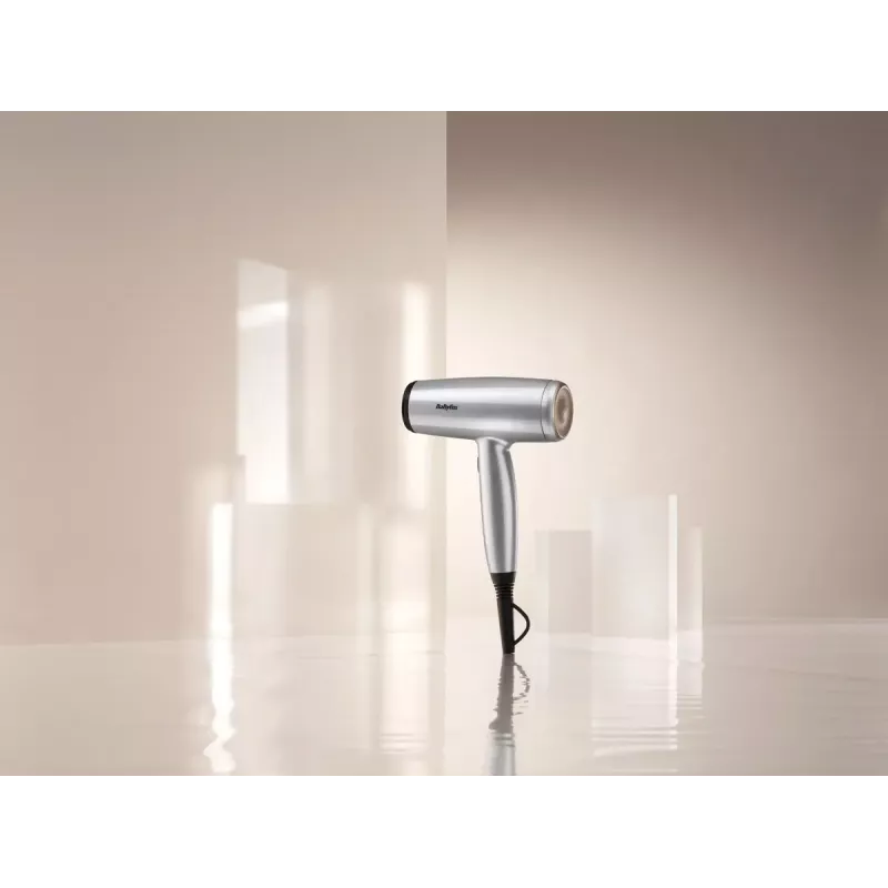 BaByliss Cosmos D580DE matu žāvētājs, 2100 W, Satīna tērauda, līdzstrāvas motors
