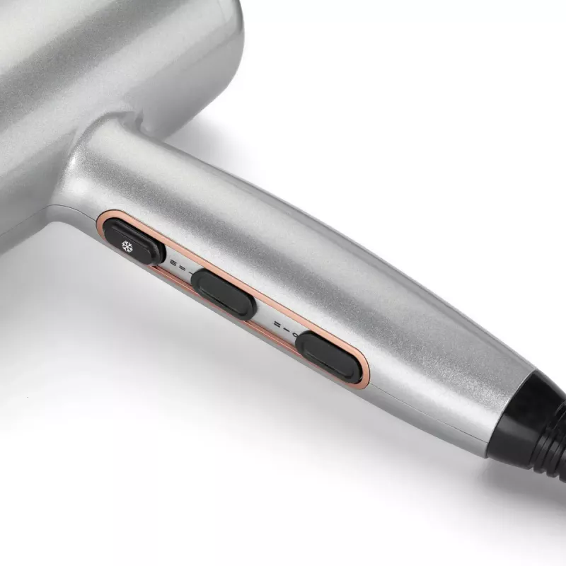 BaByliss Cosmos D580DE matu žāvētājs, 2100 W, Satīna tērauda, līdzstrāvas motors