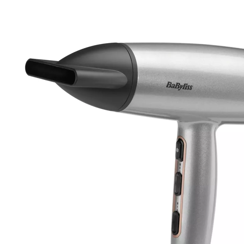 BaByliss Cosmos D580DE matu žāvētājs, 2100 W, Satīna tērauda, līdzstrāvas motors
