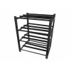 Bateriju statīvs LANBERG OR01-830650-304-BK — 830×650 mm, 3 rindas, 4 līmeņi