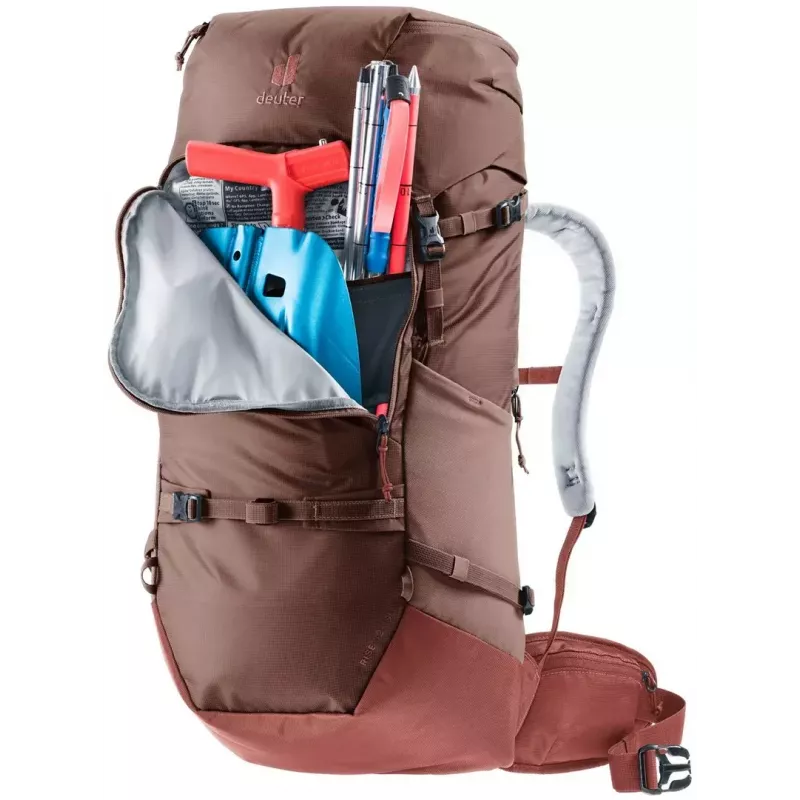 Mugursoma DEUTER Rise 32+ SL sieviešu – 32 L, SL piegriezums, raisin/caspia