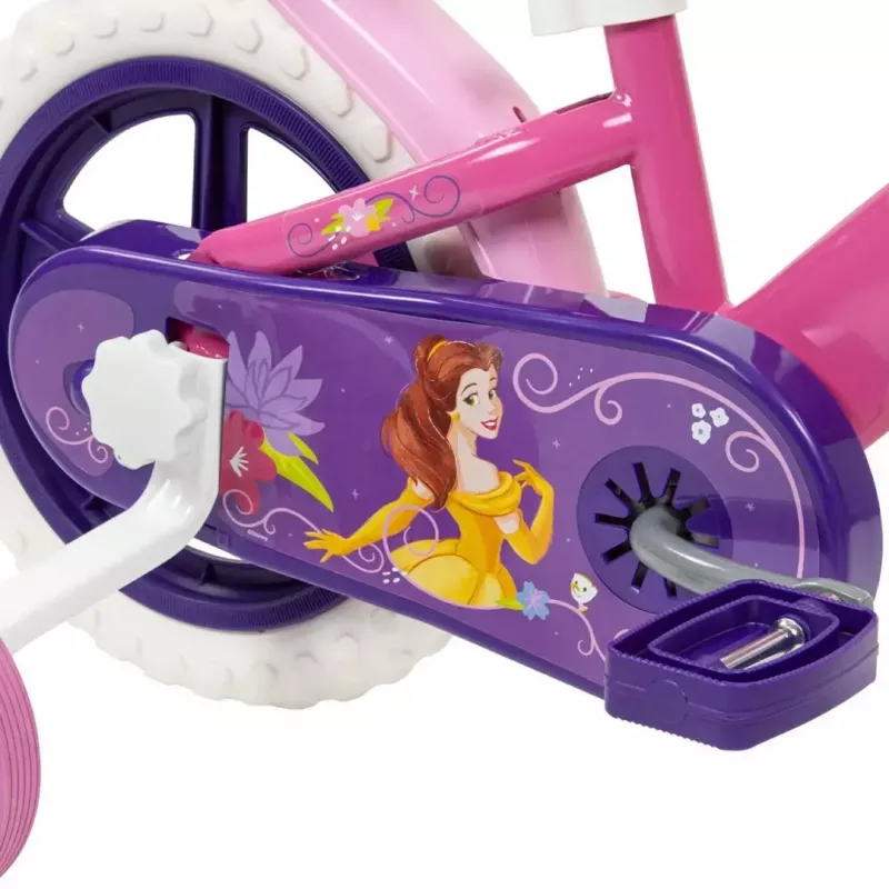 Bērnu velosipēds HUFFY Disney PRINCESS 12 collas — 12 collu riteņi, viena ātruma, mācību ritenīši iekļauti