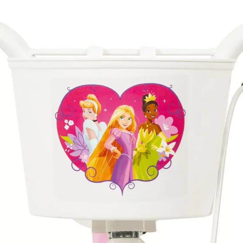 Bērnu velosipēds HUFFY Disney PRINCESS 12 collas — 12 collu riteņi, viena ātruma, mācību ritenīši iekļauti