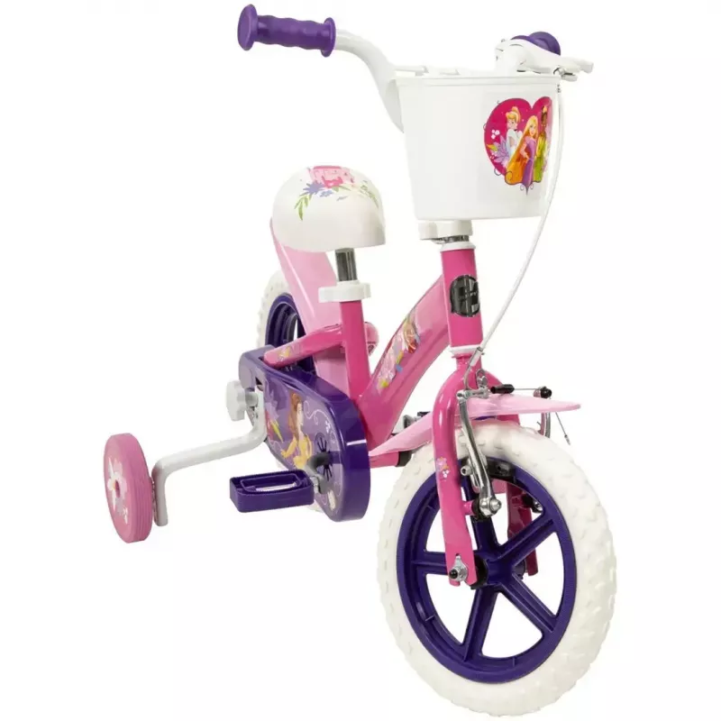 Bērnu velosipēds HUFFY Disney PRINCESS 12 collas — 12 collu riteņi, viena ātruma, mācību ritenīši iekļauti