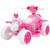 Bērnu elektriskais braucamais kvadracikls HUFFY 19055W 6V baterija rozā