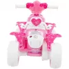 Bērnu elektriskais braucamais kvadracikls HUFFY 19055W 6V baterija rozā