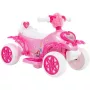 Bērnu elektriskais braucamais kvadracikls HUFFY 19055W 6V baterija rozā
